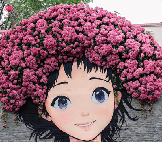 思礼墙体彩绘-网红墙打卡